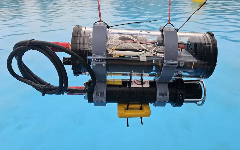 AUV Navigation — Embedded EKF Sensor Fusion